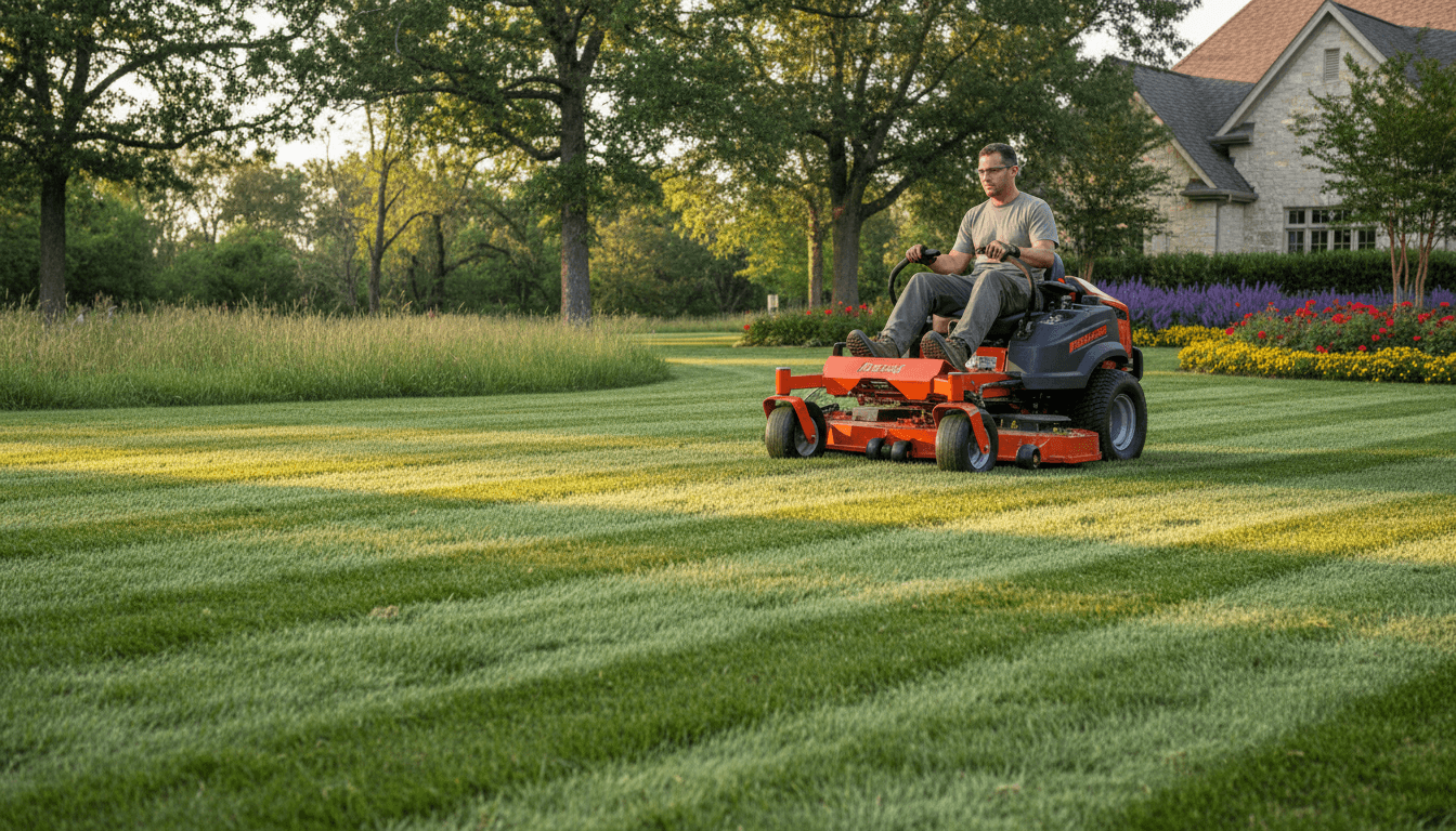 Weekly mowing service