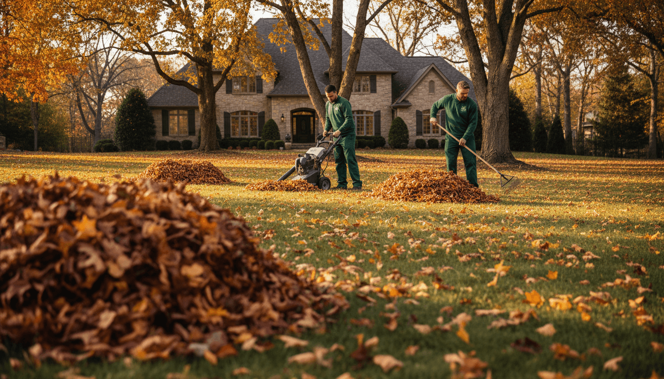 Seasonal cleanup service